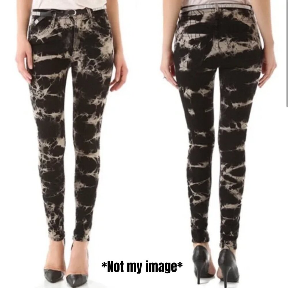 James Jeans High Class Edition Acid Beach Tie Dye Skinny Jeans Size 28